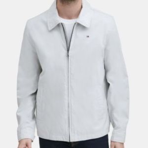 Tommy Hilfiger Men's Lightweight Full zip Jacket size M color Oyster